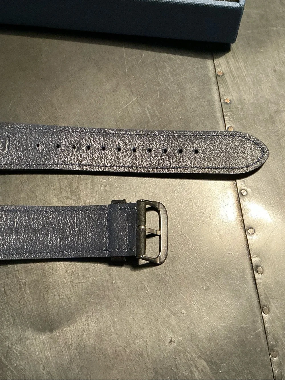 ‼️New Maison de Sabre Black Leather Apple Watch Strap